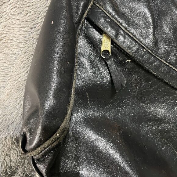 Genuine Leather SAS Women's Black Leather Bag with Single Strap Flawed - Picture 7 of 11